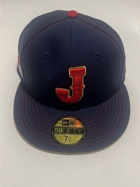 Japan 2026 World Baseball Classic NEW ERA  59FIFTY Fitted Hat / Cap 7 1/4